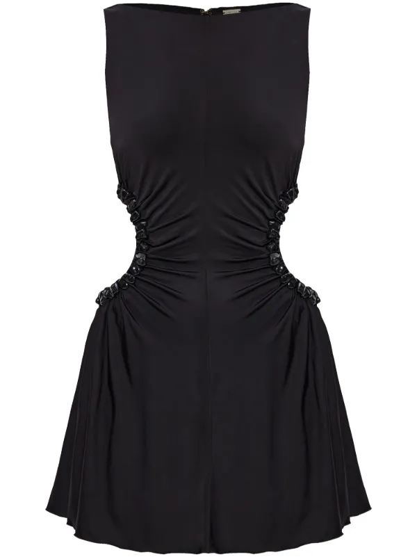 ワンピース CULT GAIA Woman Dress Black KD2064YX1621 001 WONDER DRESS - BLACK – CULT GAIA