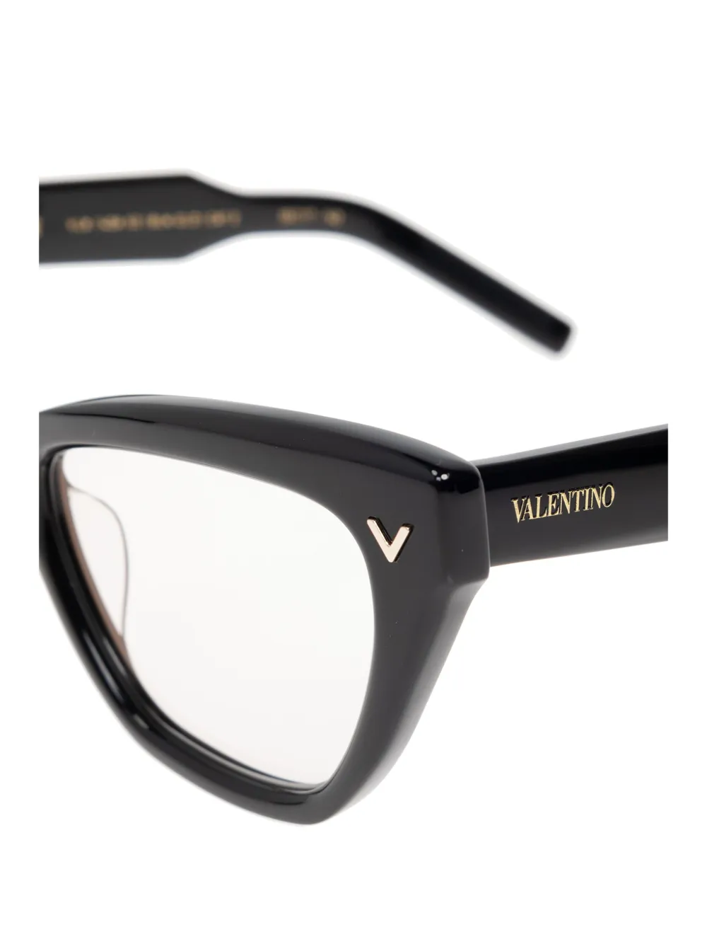 VALENTINO GARAVANI EYEWEAR キャットアイ眼鏡フレーム | ブラック