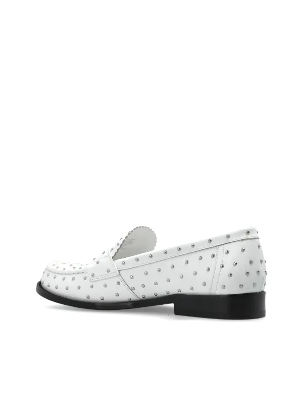 Tory Burch レザーローファー | ホワイト | FARFETCH JP