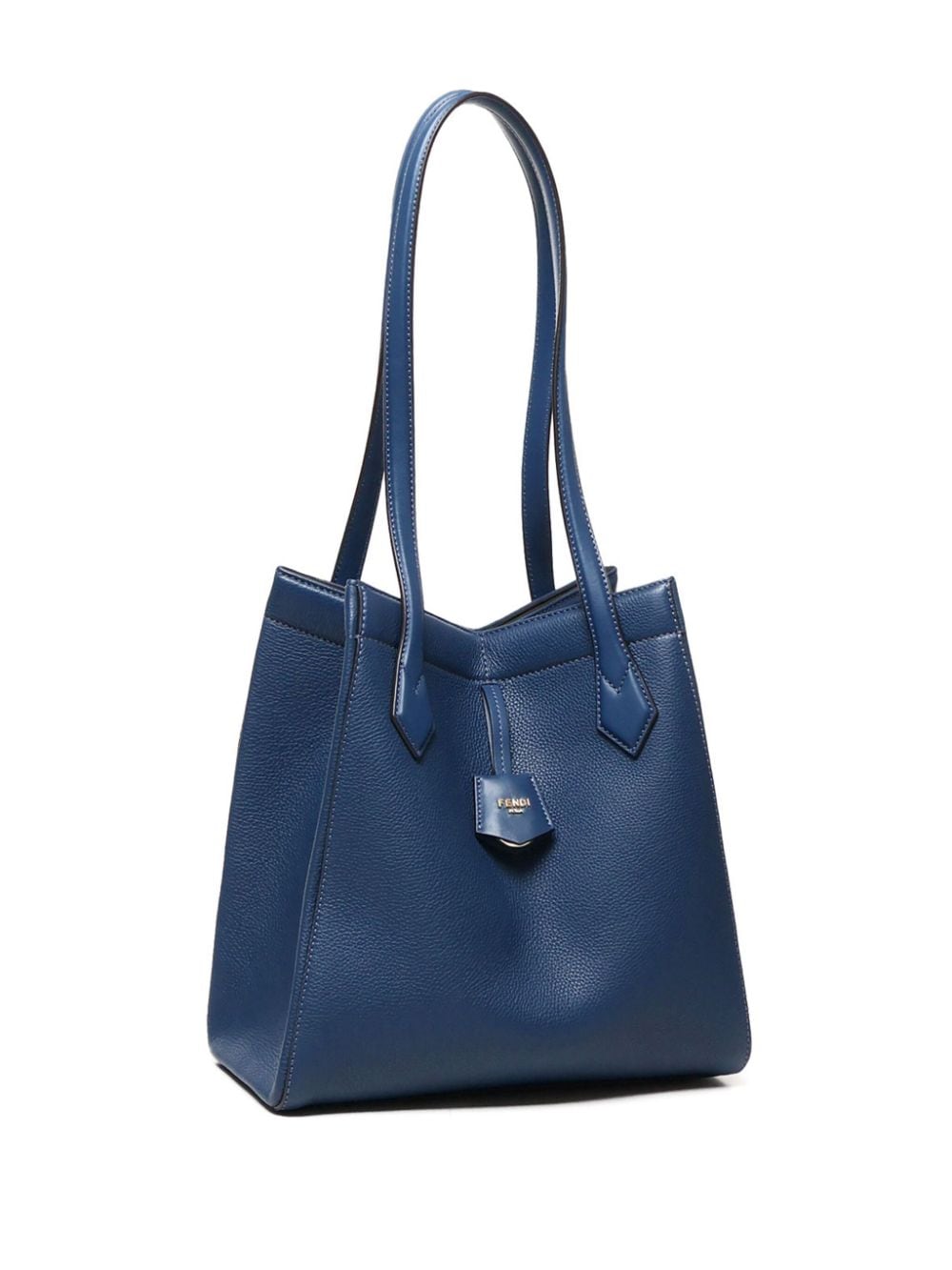 Shop Fendi Origami Shoulder Bag In Blue