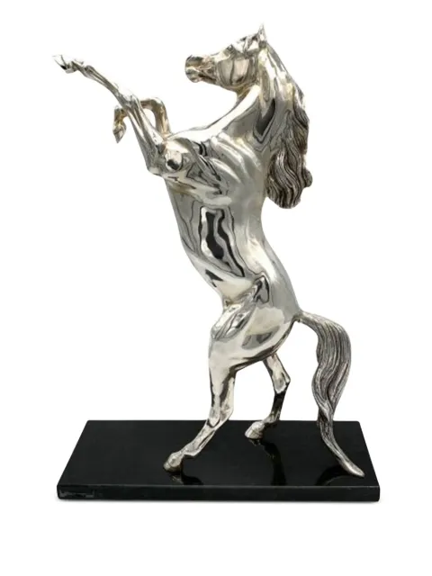 Christofle rearing horse sculpture (50cm x 26cm)