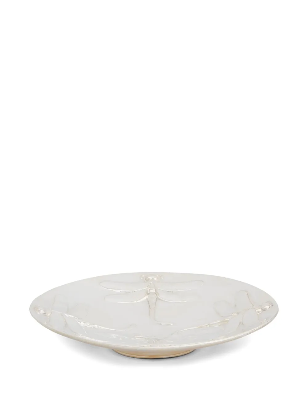 Christofle dragonfly-embossed serving plate | Silver | Image 1