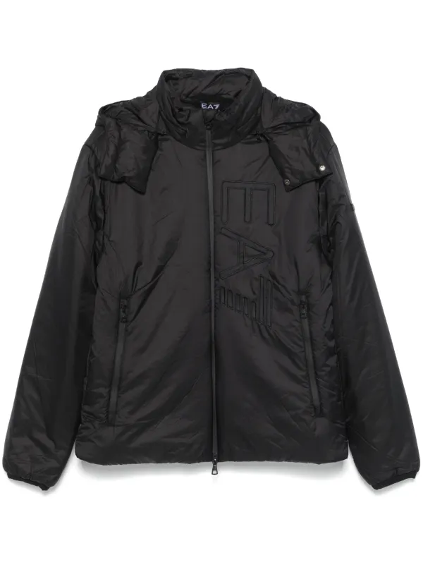 Ea7 Emporio Armani パデッドジャケット | ブラック | FARFETCH JP