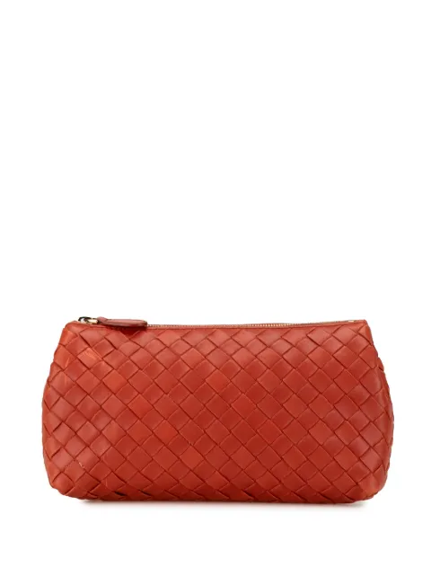 Bottega Veneta Pre-Owned باوتش جلد بتصميم إنترشياتو 2000-2017