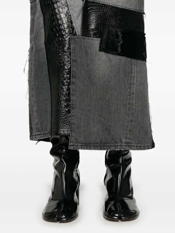 Junya Watanabe パネル スカート | ブラック | FARFETCH JP