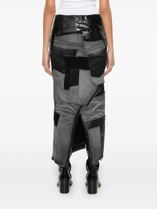 Junya Watanabe パネル スカート | ブラック | FARFETCH JP