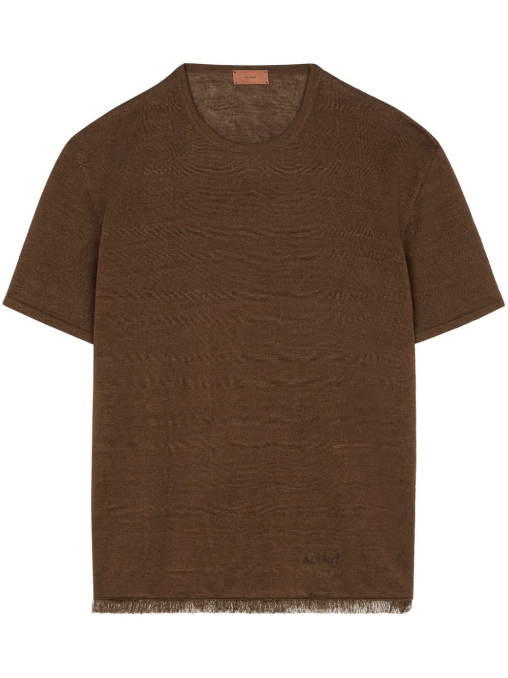 linen knitted T-shirt