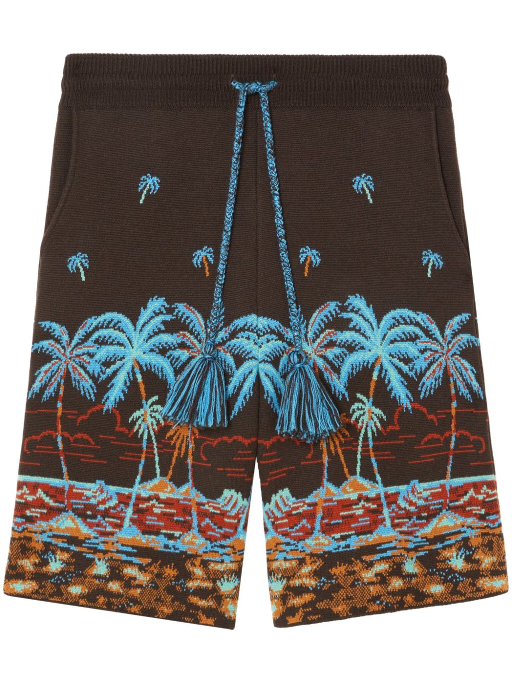 Alanui The Tale Of Hawaiian shorts - Brown