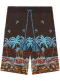 Alanui The Tale Of Hawaiian shorts - Brown