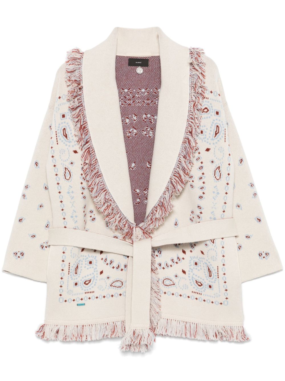 Alanui Vest met jacquard Beige