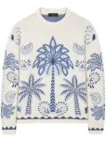 Alanui Wild Wonder Foulard sweater - White