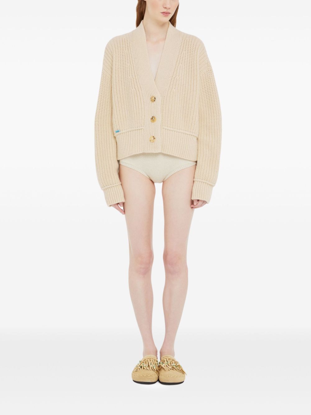 Alanui Finest cardigan - Neutrals