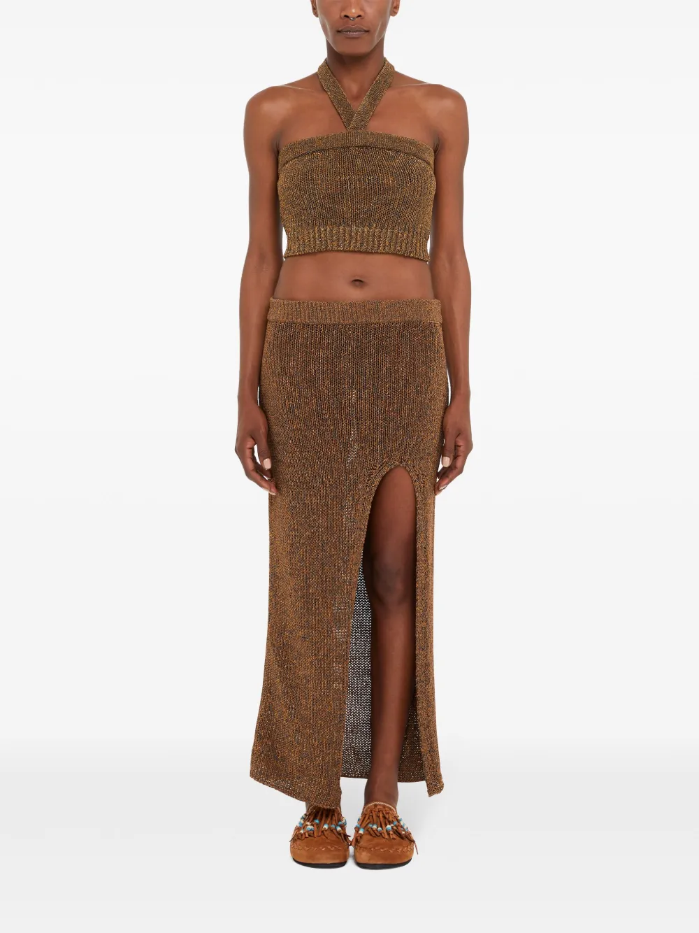 Alanui Shady Beach top Bruin