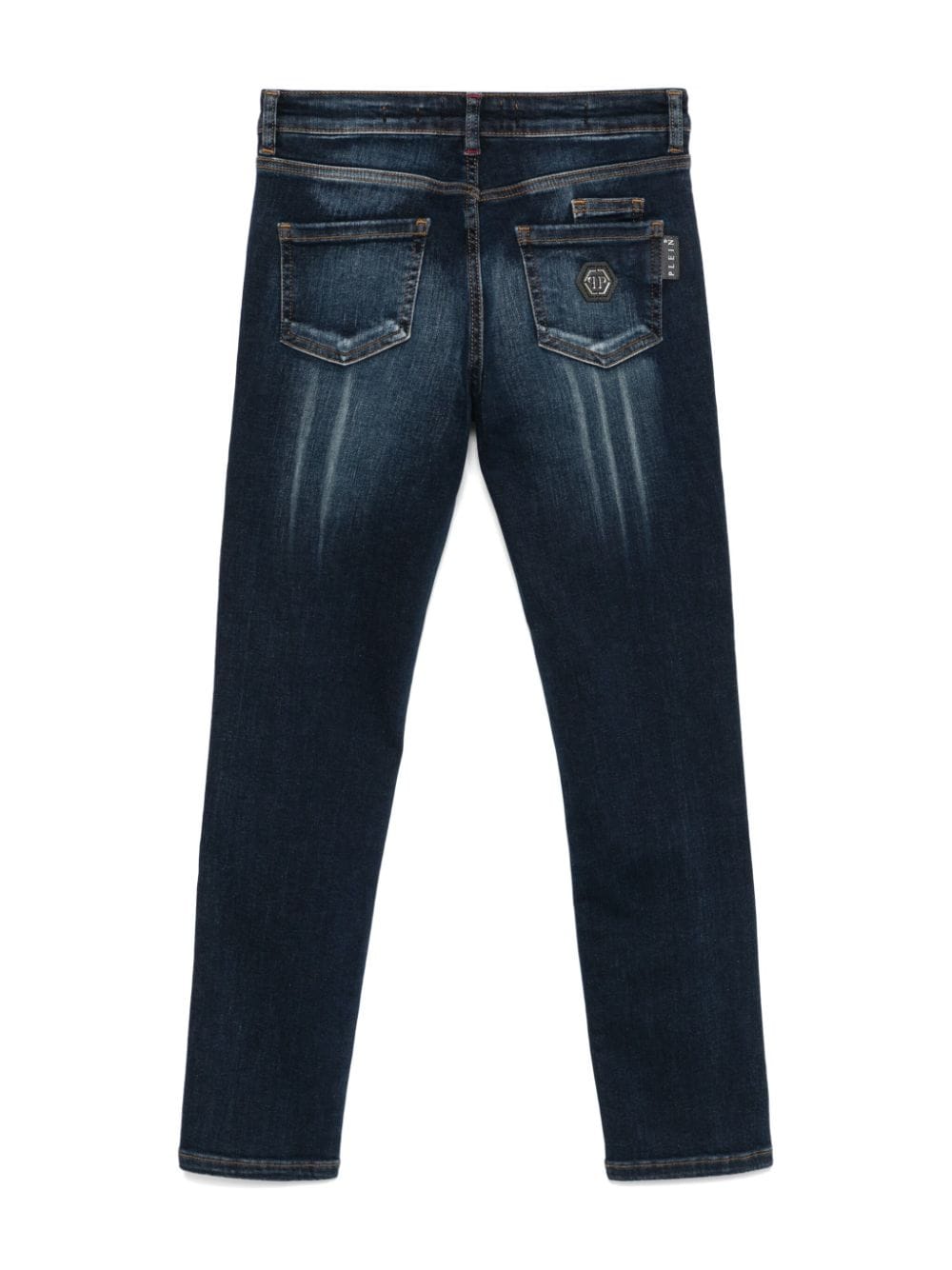 Philipp Plein Junior Super Straight Cut jeans - Blauw