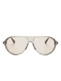 TOM FORD Eyewear navigator-frame sunglasses - Grey