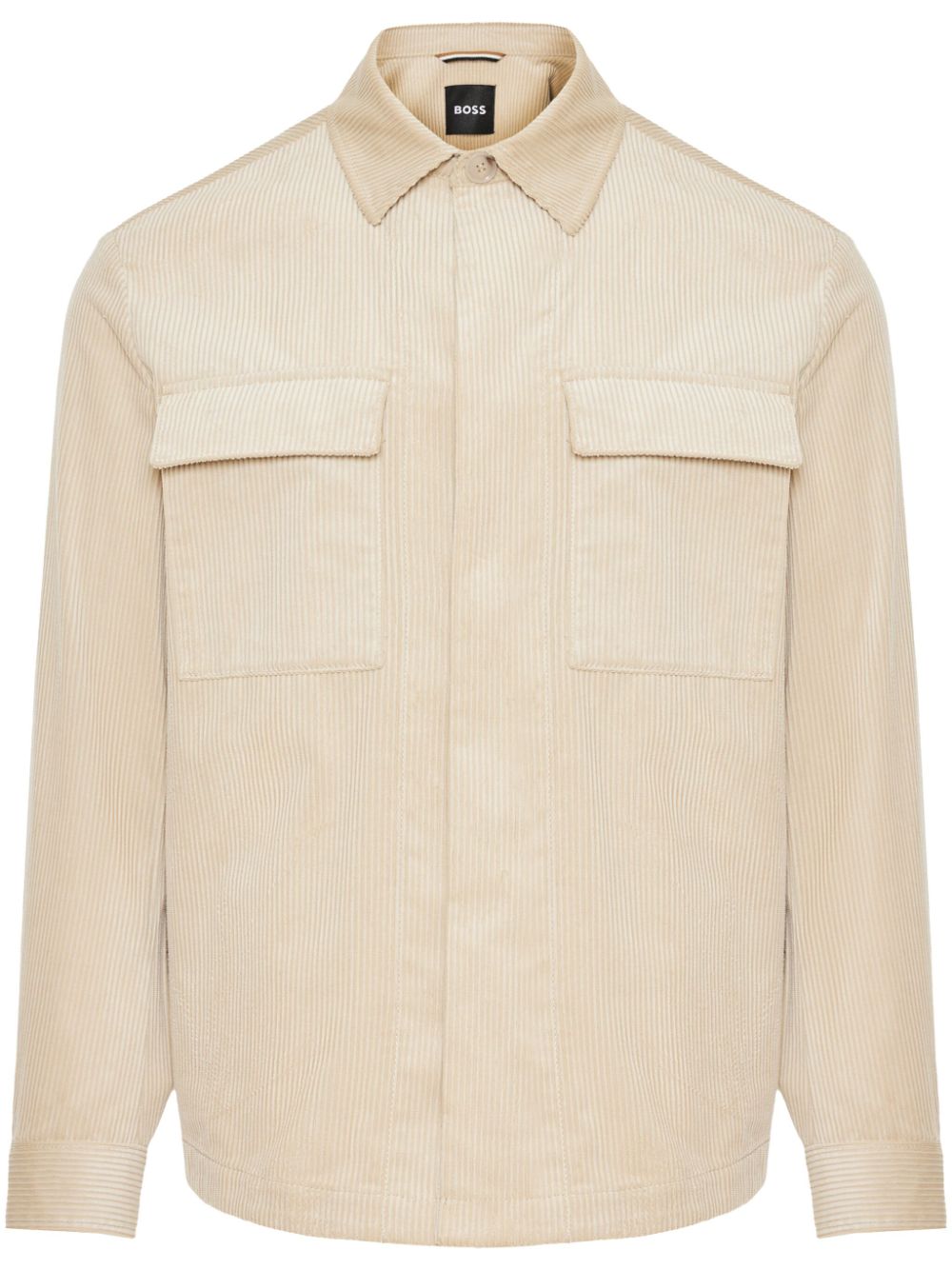 BOSS corduroy overshirt - Neutrals