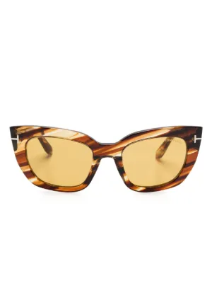 TOM FORD Eyewear Tortoiseshell square-frame Sunglasses | Brown