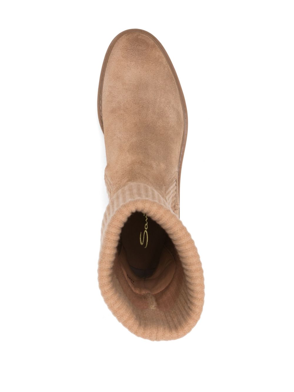 Santoni Suède laarzen Beige