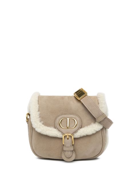 Christian Dior 2020 Small Suede Shearling Bobby crossbody bag Women