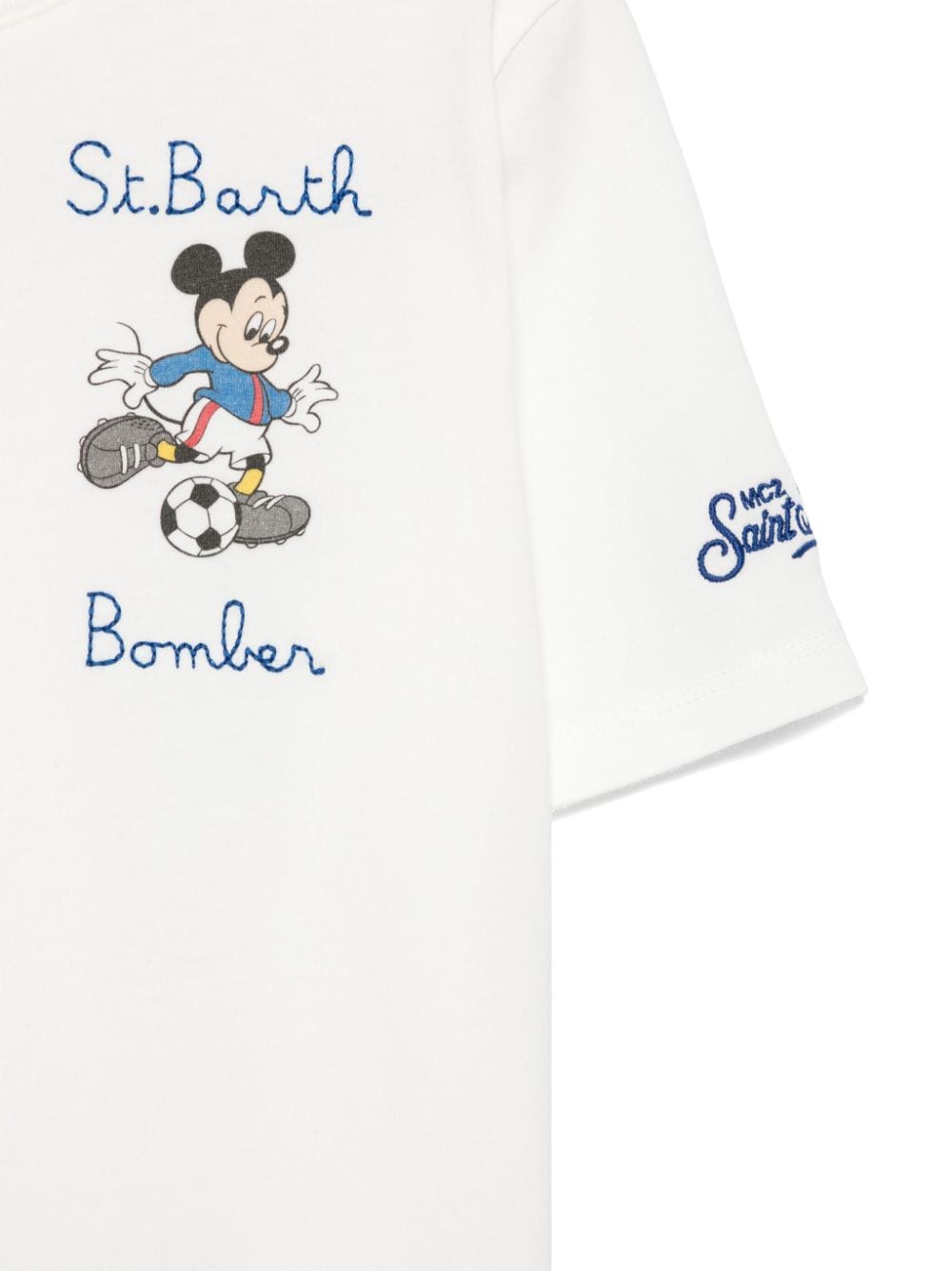 Shop Mc2 Saint Barth X Disney Cameron T-shirt In White