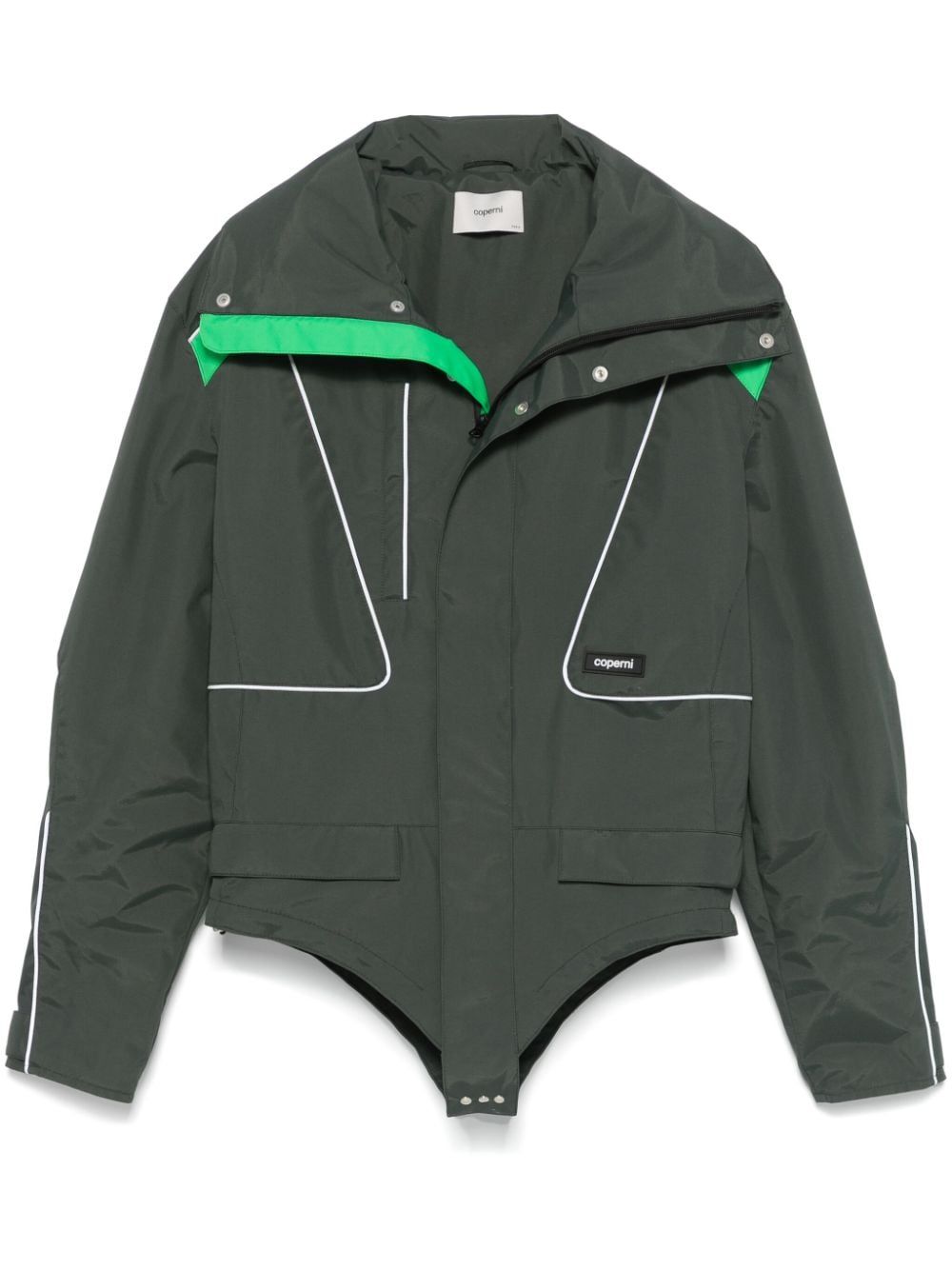 Shop Coperni Body Jacket In Green