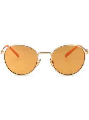 Miu Miu Eyewear オーバルフレーム サングラス | ゴールドトーン