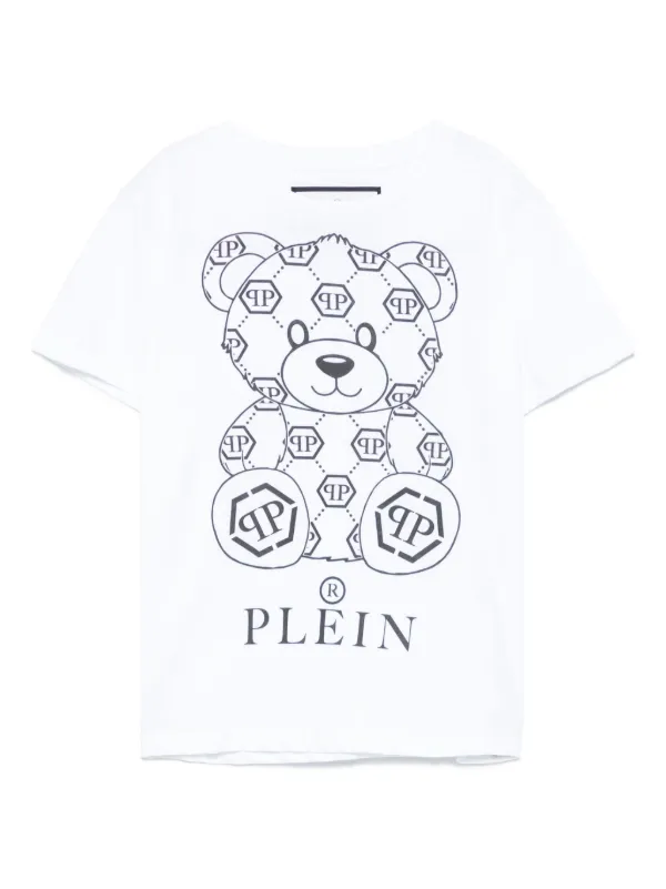 Philipp Plein Junior テディベア Tシャツ | ホワイト | FARFETCH JP