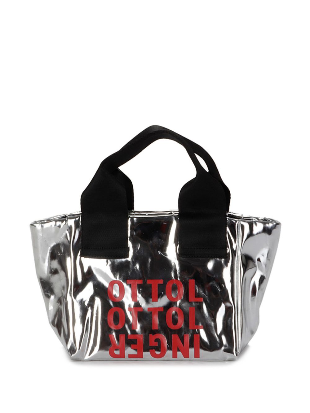 Ottolinger mini Otto tote bag - Silver