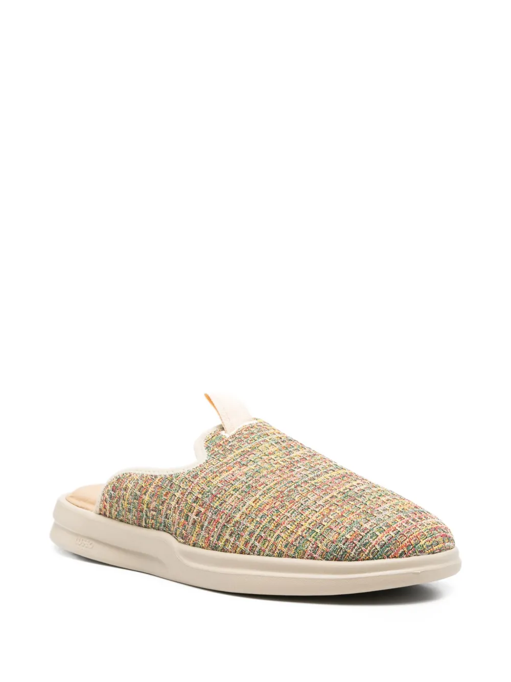 Lusso Pelli waffle-knit slippers | Image 2