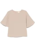 P.A.R.O.S.H. draped-sleeve blouse - Neutrals