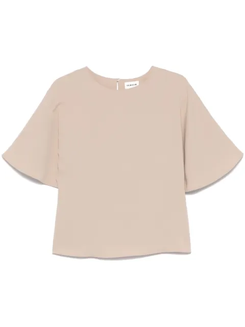 P.A.R.O.S.H. blusa con mangas drapeadas