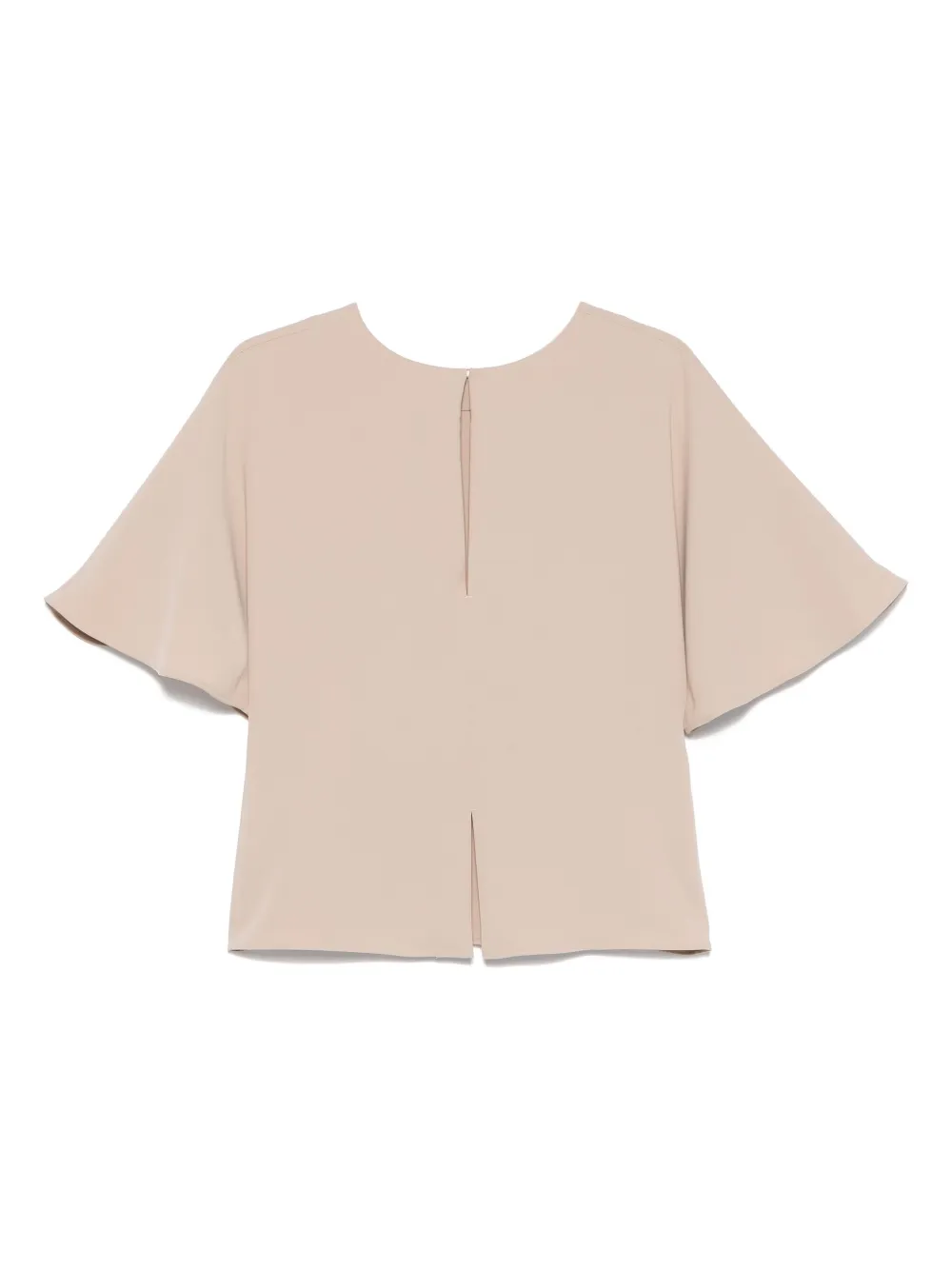 P.A.R.O.S.H. Blouse met gedrapeerde mouwen - Beige