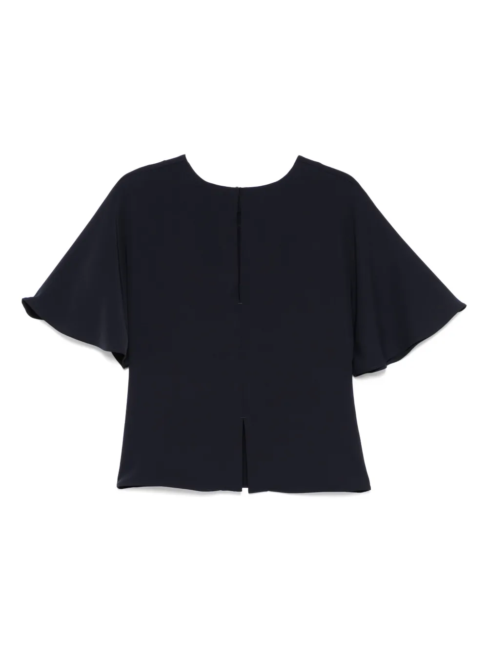 P.A.R.O.S.H. Blouse met gedrapeerde mouwen - Blauw