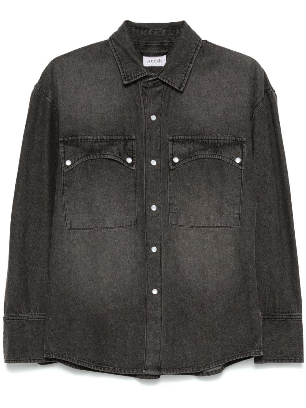 AMISH denim shirt - Black