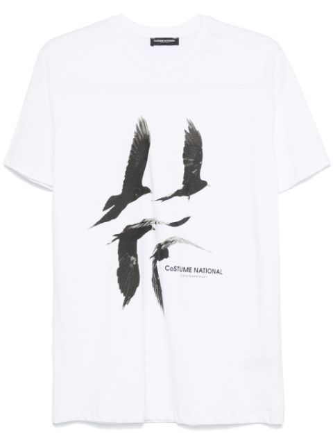 costume national contemporary birds-print T-shirt