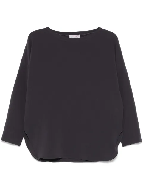 Alberto Biani crepe-texture blouse