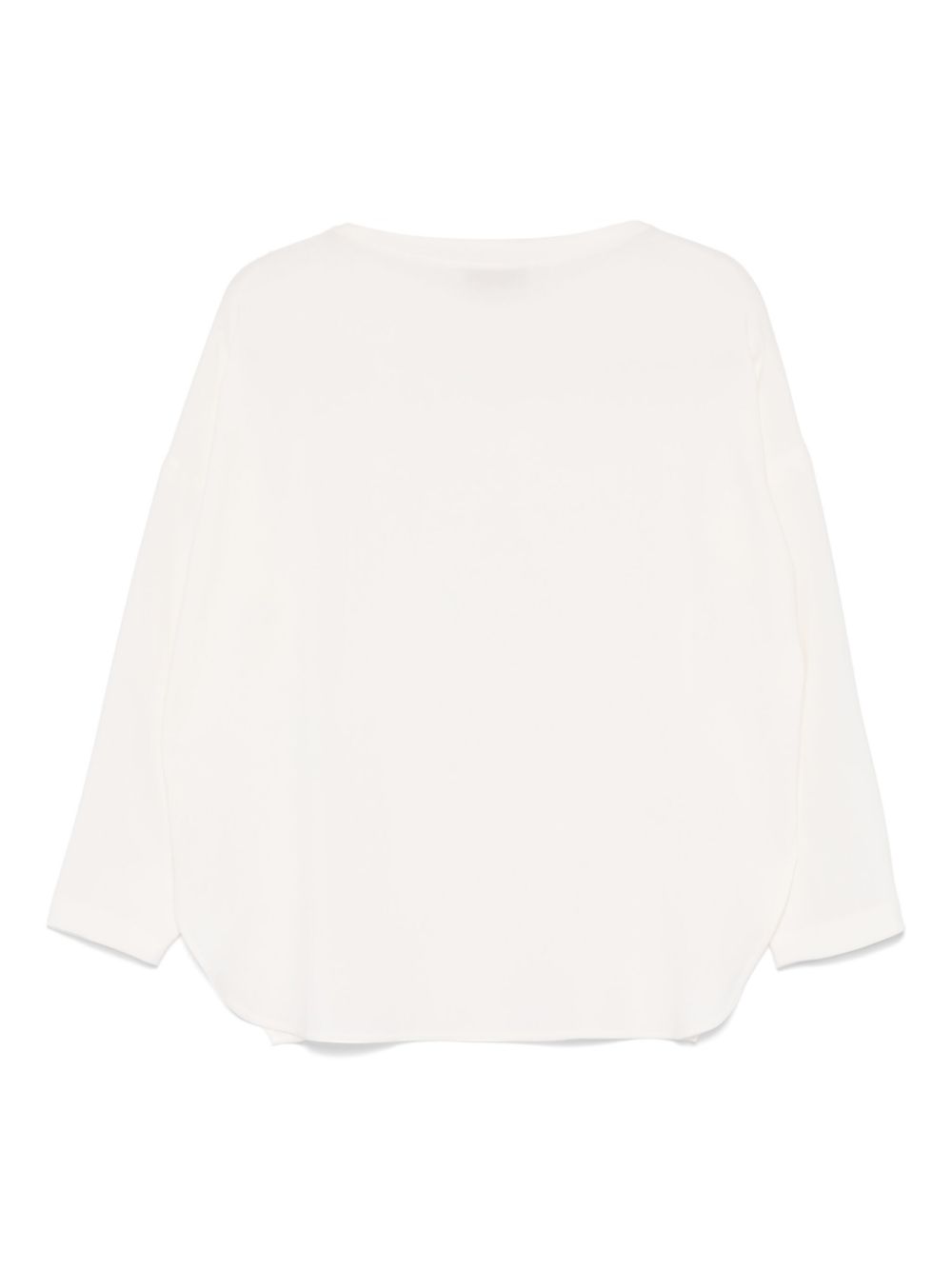 Alberto Biani crepe-texture blouse - White