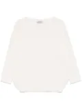 Alberto Biani crepe-texture blouse - White