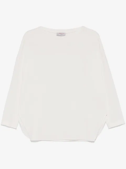 Alberto Biani crepe-texture blouse