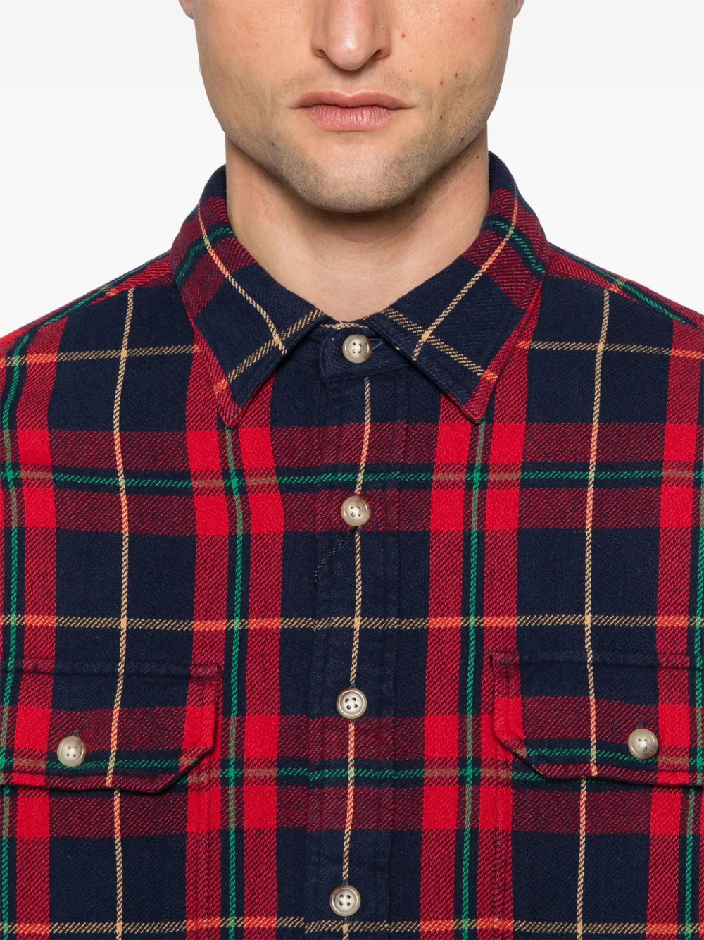 Polo Ralph Lauren Geruit overhemd Blauw