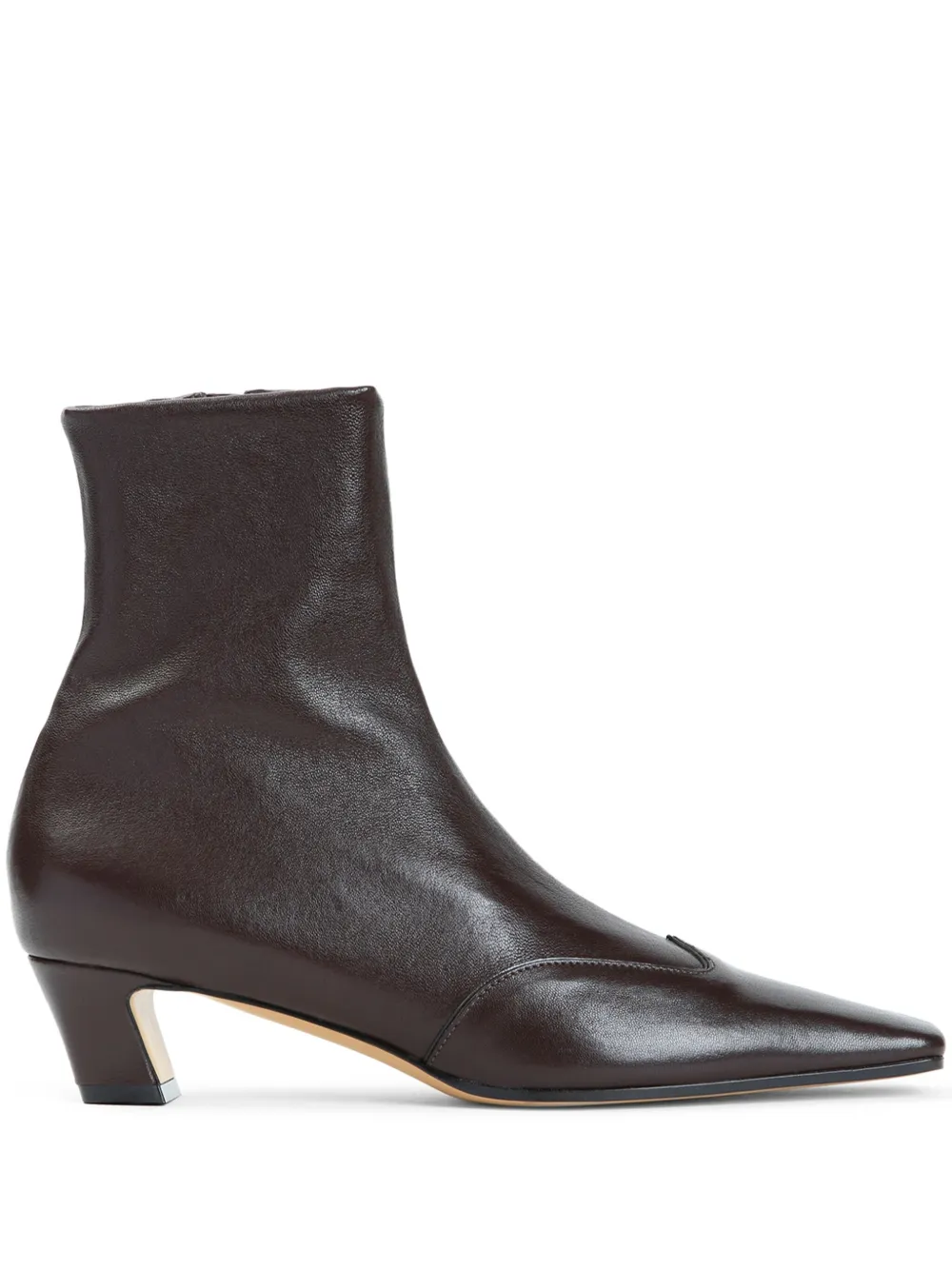 KHAITE 40mm Nevada ankle boots Brown