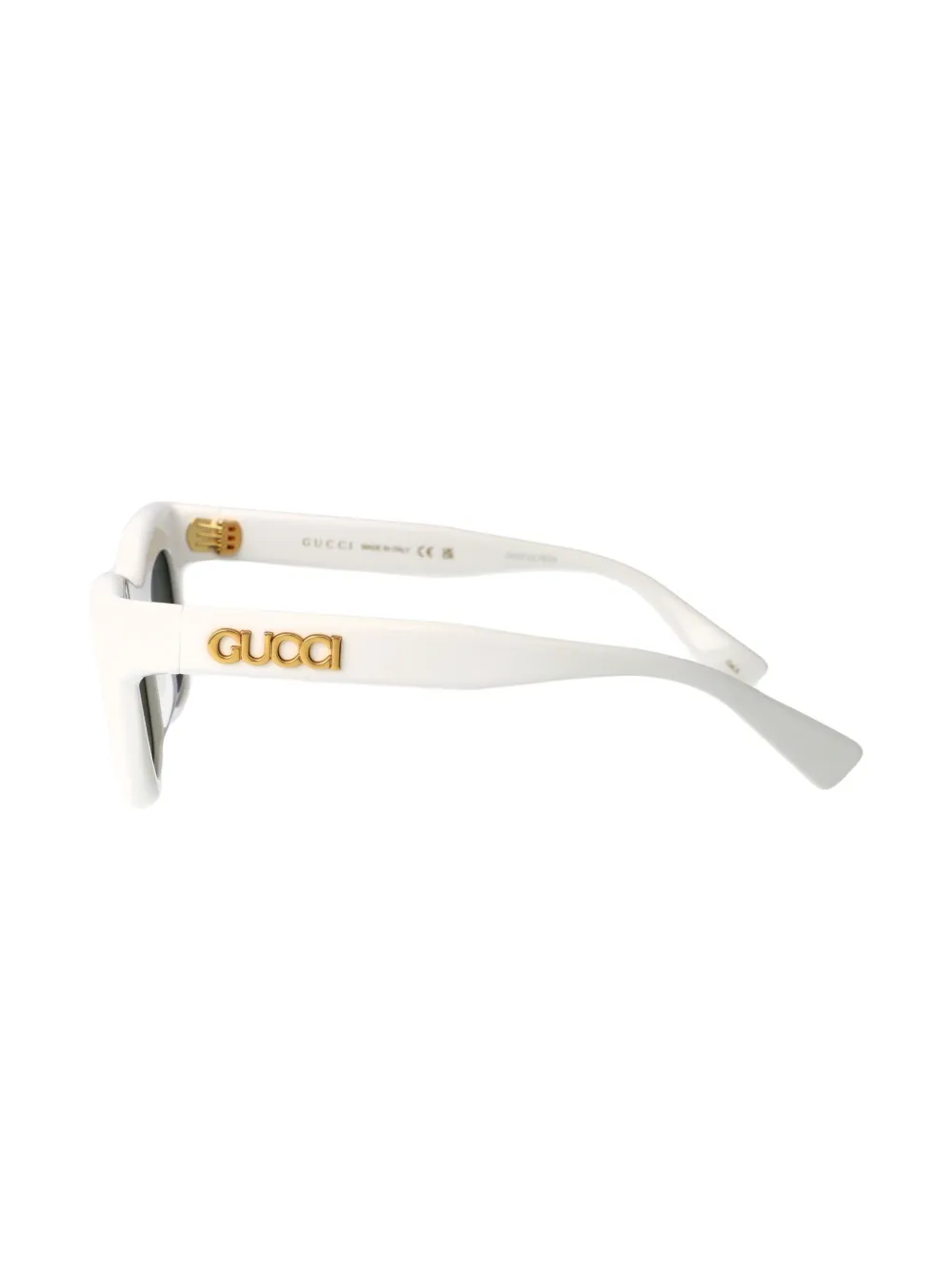 Gucci Eyewear Zonnebril met logo Wit