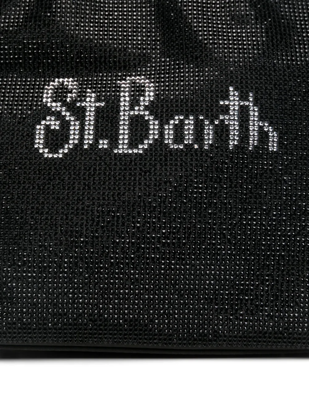 MC2 Saint Barth Kids Shopper versierd met stras Zwart