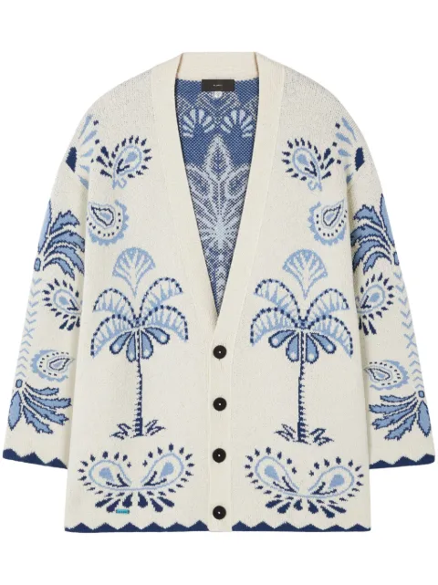 Alanui cárdigan Wild Wonder Foulard