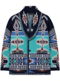 Alanui Geometric Roots cardigan - Blue