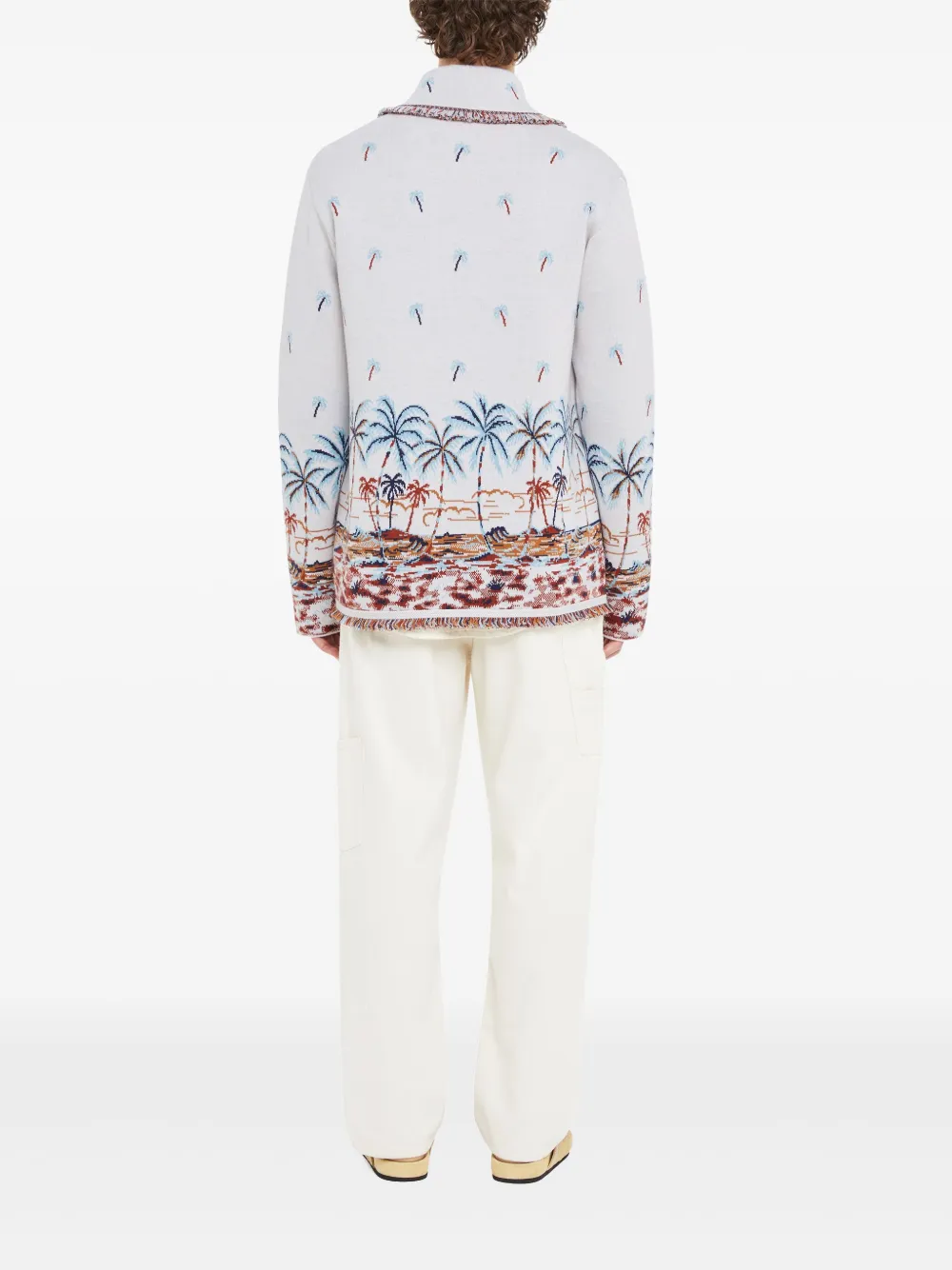 Alanui The Tale Of Hawaiian Cardigan In Nude