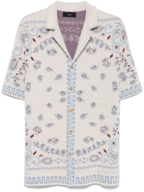 Alanui camisa con estampado de bandana