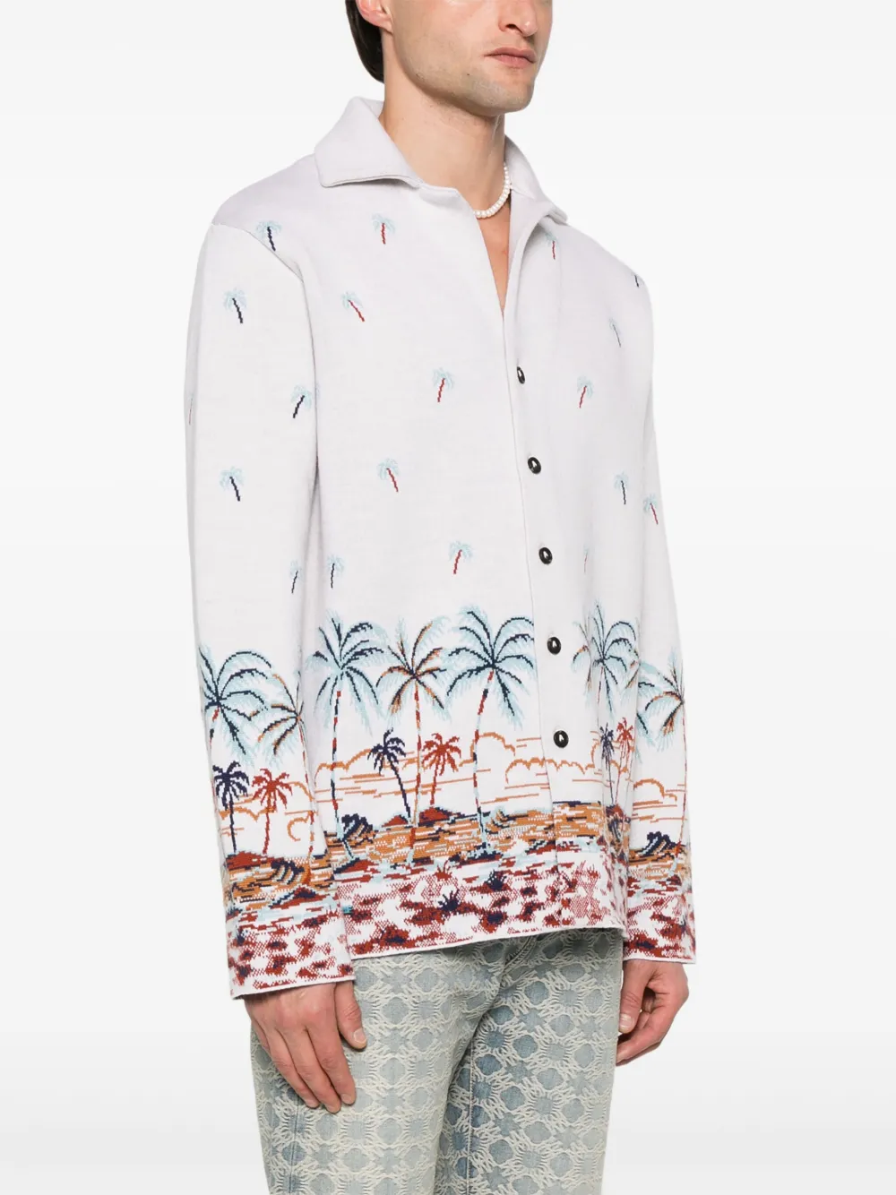 Alanui The Tale Of A Hawaiian overhemd Beige