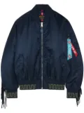 Alanui X Alpha Industries bomber jacket - Blue