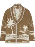 Alanui Beyond The Horizons cardigan - Brown